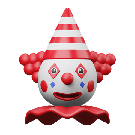 April Fool Clown 3D Illustration