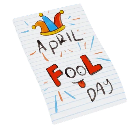 April Fools' Card  3D Icon