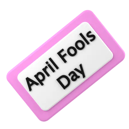 April Fools Day  3D Icon