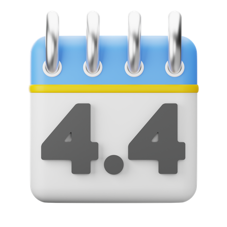 April Promo Calendar 3D Icon  3D Icon