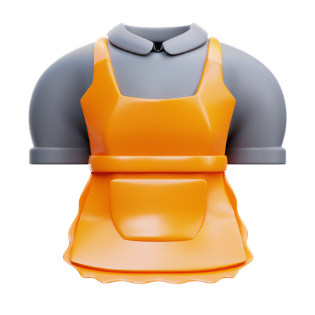 Apron  3D Icon