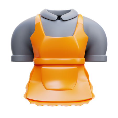 Apron  3D Icon