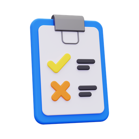 Aprovação de arquivo  3D Icon