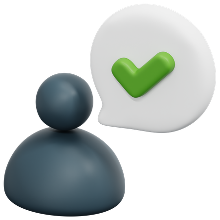 Aprovado  3D Icon