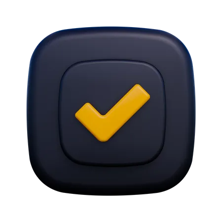 Aprovado  3D Icon