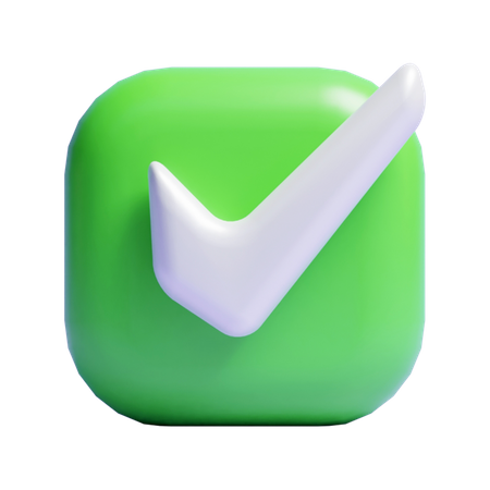 Aprovado  3D Icon