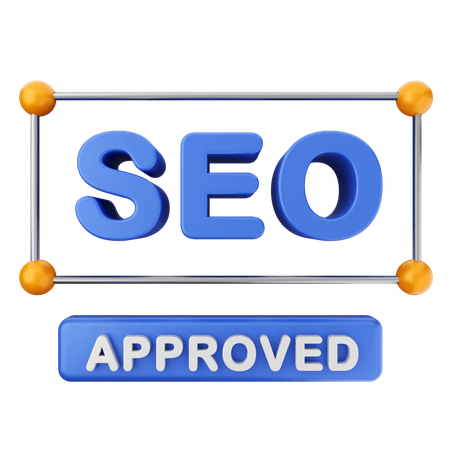 SEO aprovado  3D Icon