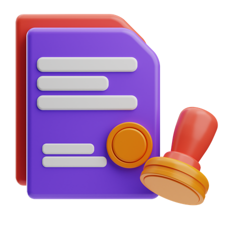 Aprovar  3D Icon