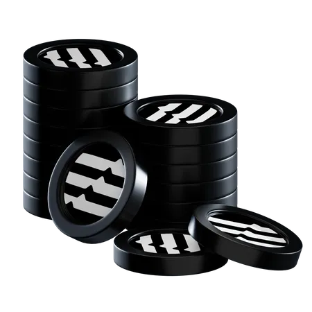 Apt Coin Stacks  3D Icon
