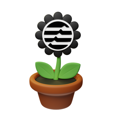 Vaso de planta cripto apto  3D Icon