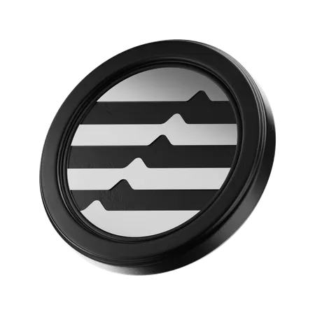 Aptos 3 D Coin 3 D Crypto Coin 3D Icon