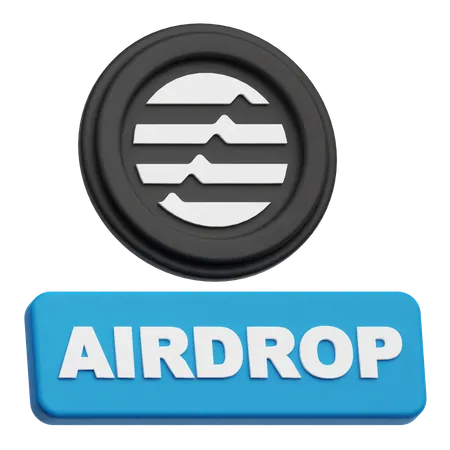 앱토스 에어드랍  3D Icon