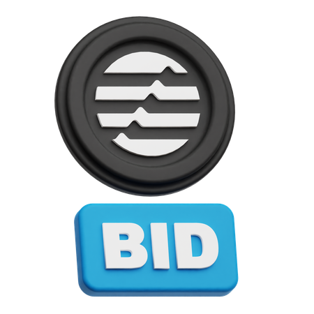 Aptos Bid  3D Icon