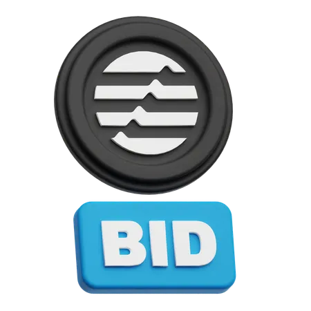 Aptos Bid  3D Icon