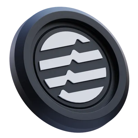 Aptos Cryptocurrency  3D Icon