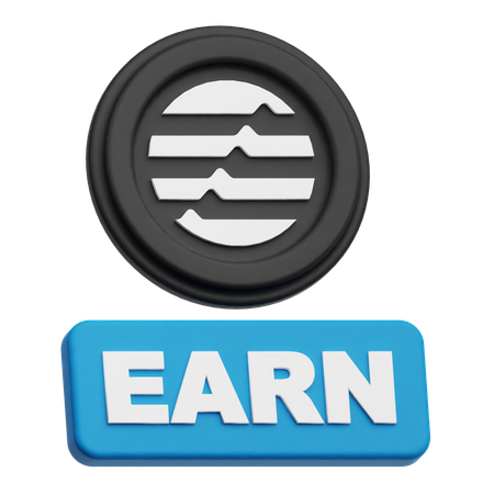 Aptos Earn  3D Icon