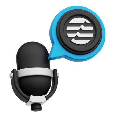 ポッドキャストに最適  3D Icon