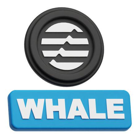 Aptos Whale  3D Icon
