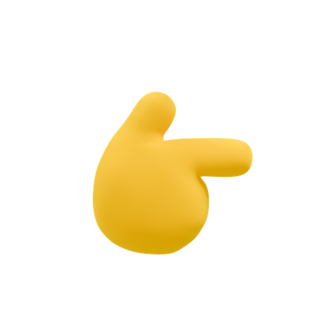 Apuntando hacia la izquierda  3D Icon
