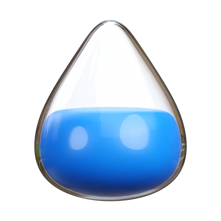 Cor da água  3D Icon