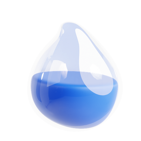 Cor da água  3D Icon