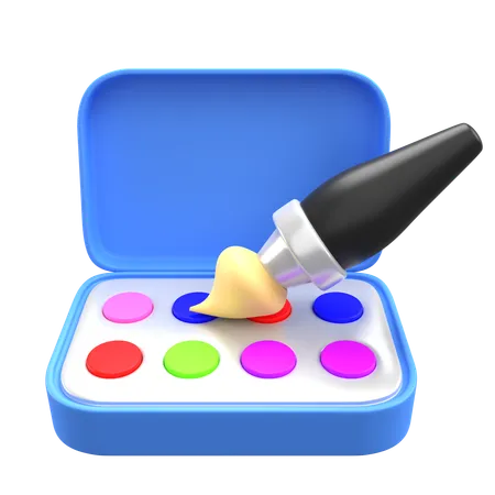 Aquarela  3D Icon