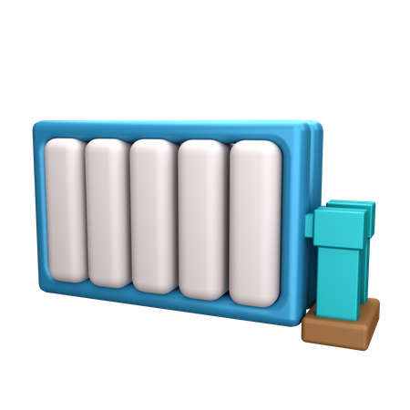 Aquecedor de ar  3D Icon