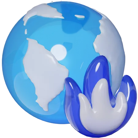 Aquecimento global  3D Icon