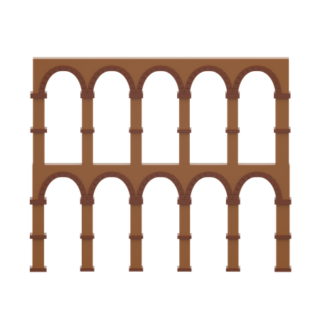 Aqueduto de segóvia  3D Icon