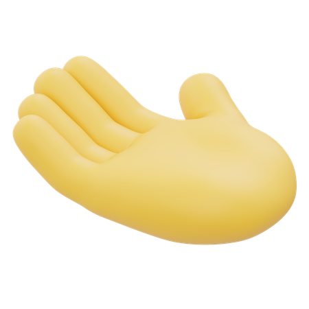 Aquí tienes el gesto de la mano.  3D Icon