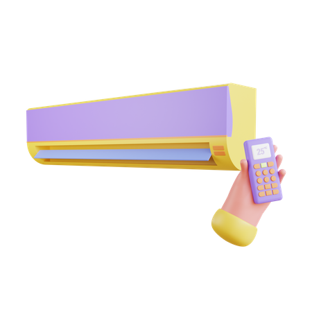 Ar condicionado  3D Icon