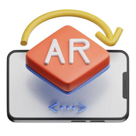 Ar Remote Support  3D Icon