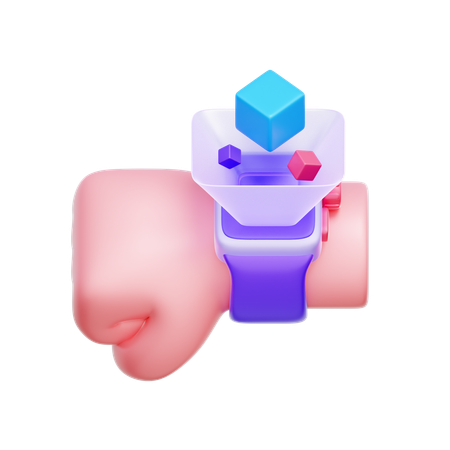 AR Watch  3D Icon