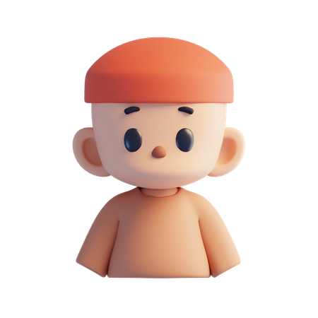 Arab Boy  3D Icon