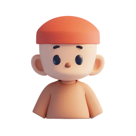 Arab Boy  3D Icon