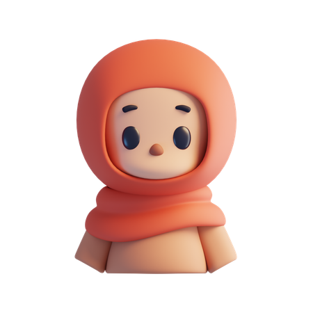 Arab Woman  3D Icon