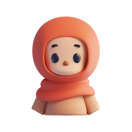 Arab Woman  3D Icon