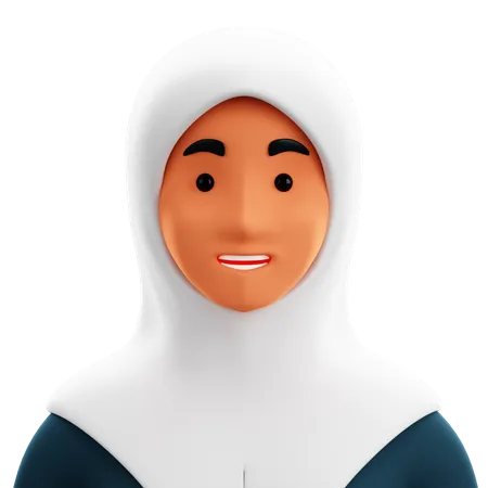 Femme arabe  3D Icon