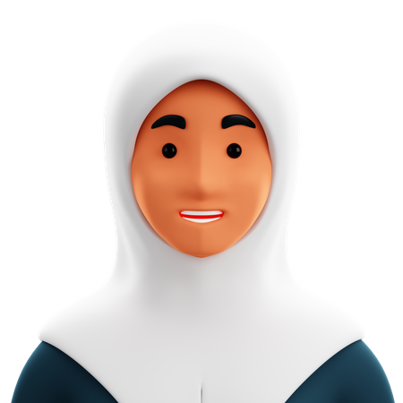 Fêmea árabe  3D Icon