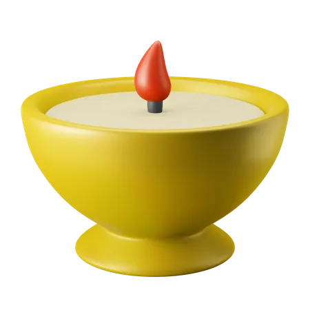 Arabian Candle 3 D Icon Illustration 3D Icon
