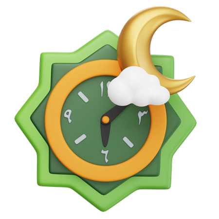 Arabian Clock  3D Icon