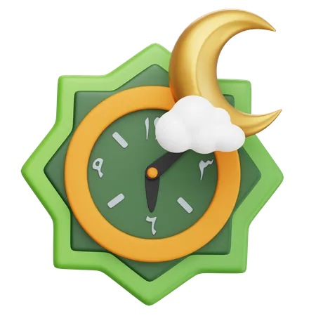 Arabian Clock  3D Icon