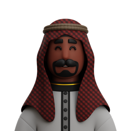 ARABIAN MAN  3D Icon