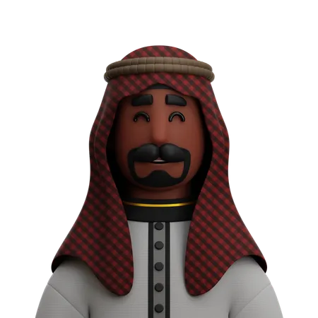 ARABIAN MAN  3D Icon