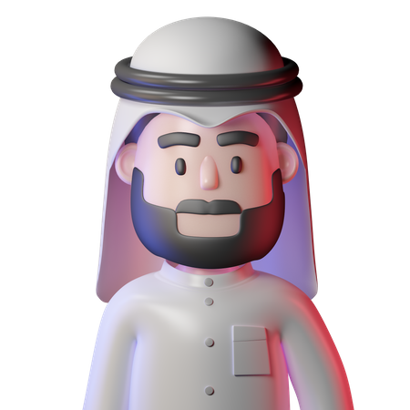 Arabian Man  3D Icon