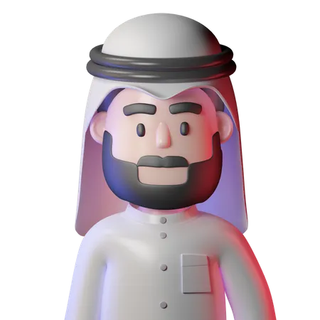 Arabian Man  3D Icon