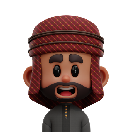 ARABIAN MAN  3D Icon