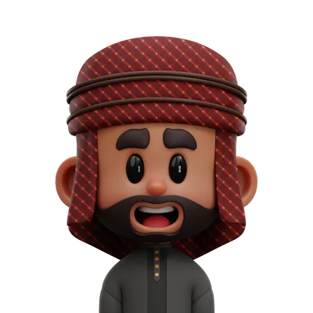 ARABIAN MAN  3D Icon