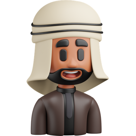 Arabian Man  3D Icon