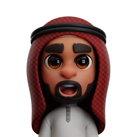 ARABIAN MAN  3D Icon